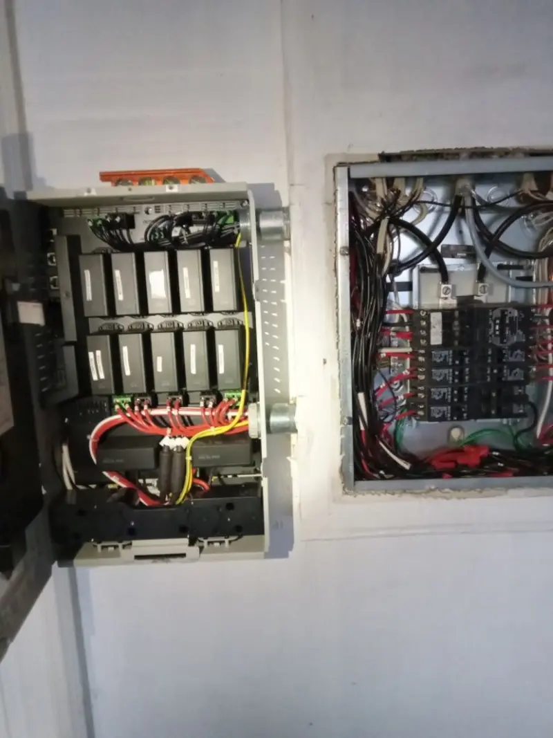 Electrical panel upgrade completed for Security Camera Wiring in West Sacramento